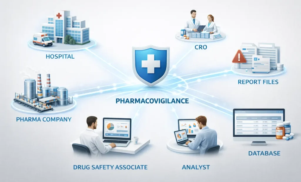Pharmacovigilance network in action