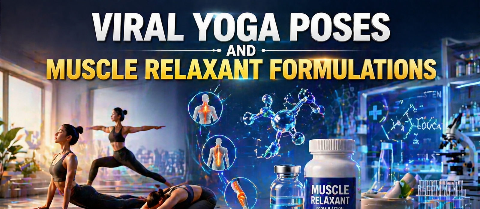 Viral Yoga Poses and Muscle Relaxant Formulations